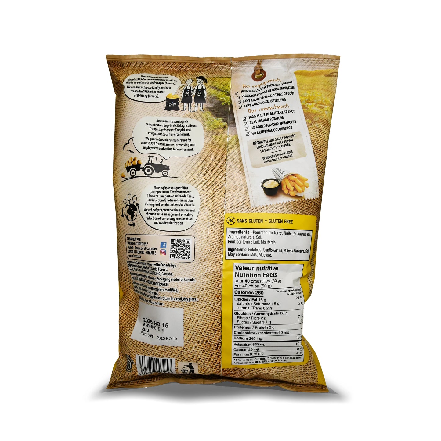 Bret Chips French Fries Sauce