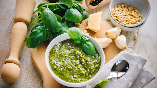 Simple 4-Step Homemade Pine Nut Pesto Recipe