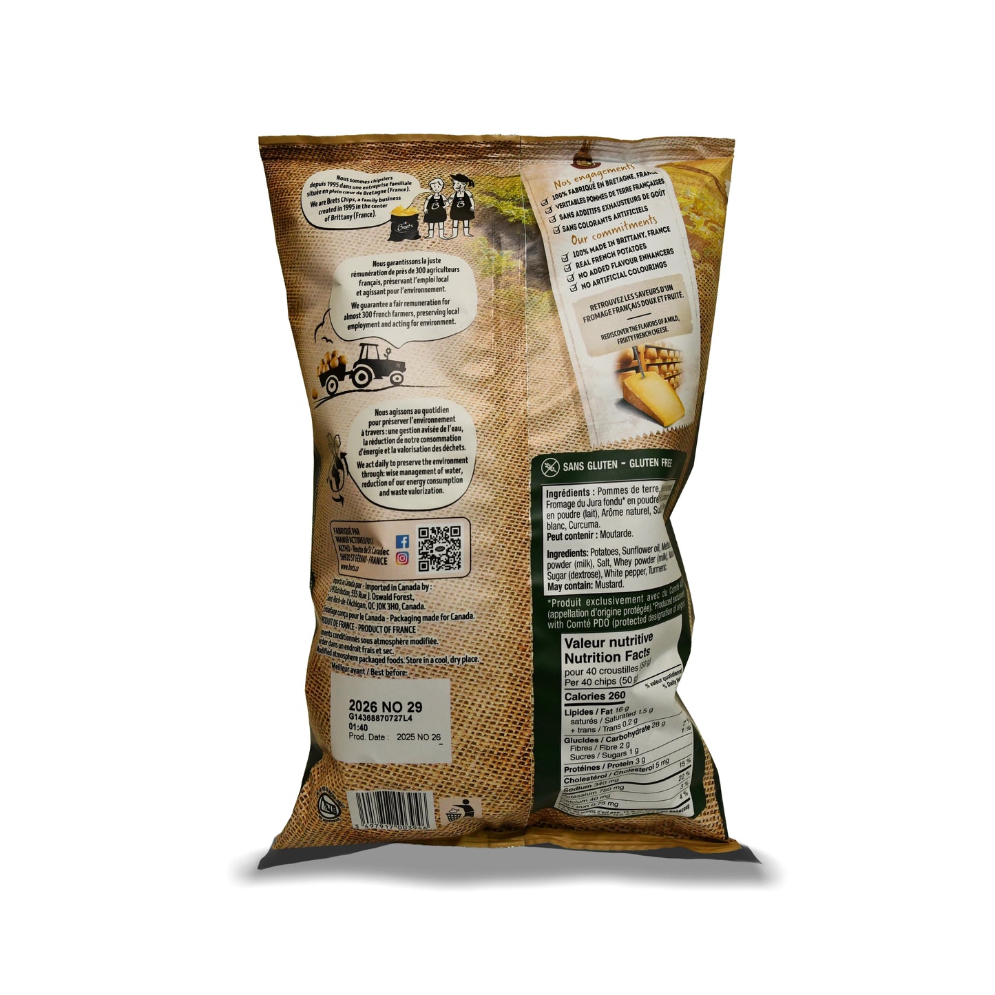 Bret Chips Jura Cheese