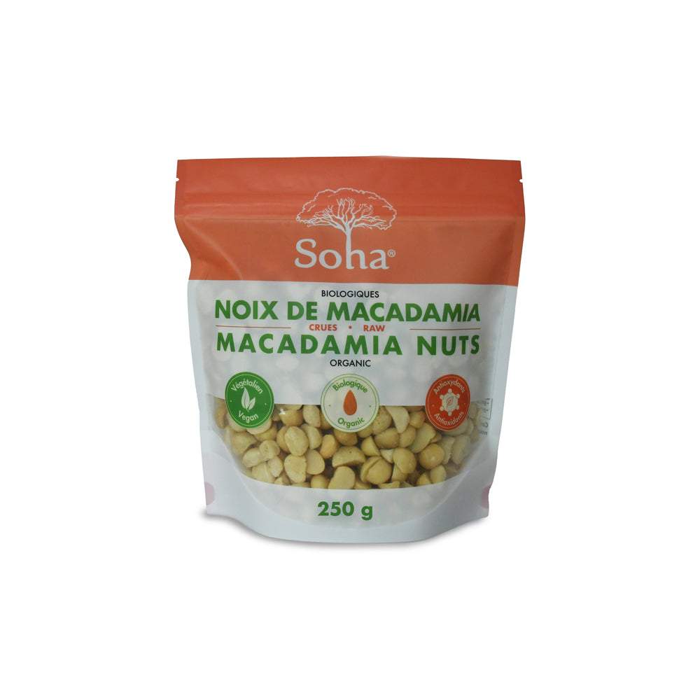 Noix de macadam biologiques