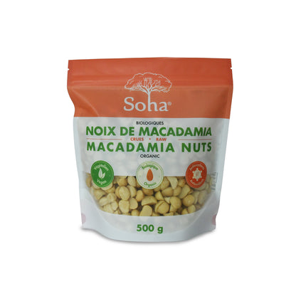 Noix de macadam biologiques