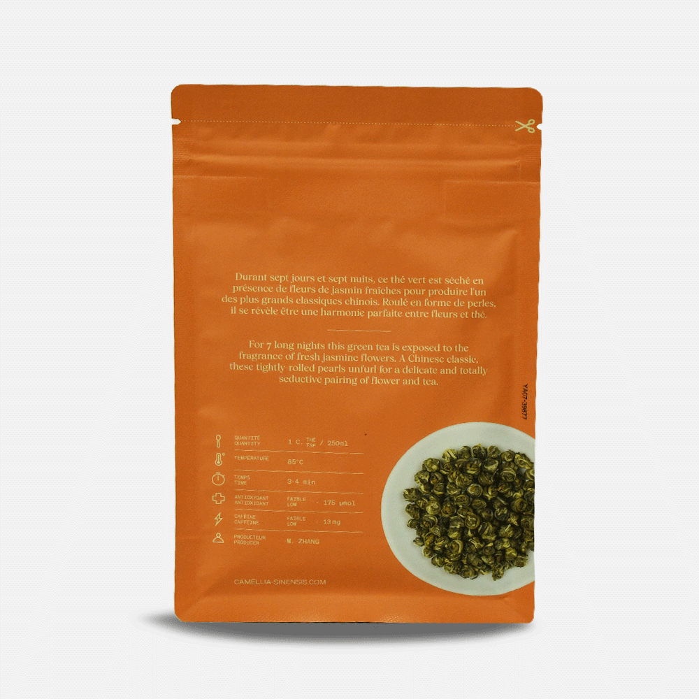 Camellia Sinensis Jasmine Pearls Leaves - Green Tea
