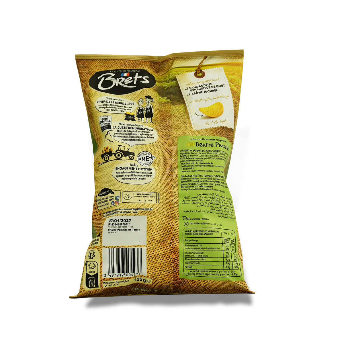 Brets Parsley Butter Flavoured Potato Chips